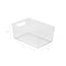 Simplify Storage Bin, Plastic, Super Clear, 10 in H, 6.75 in W, 10 in L 24025 - alternate 2